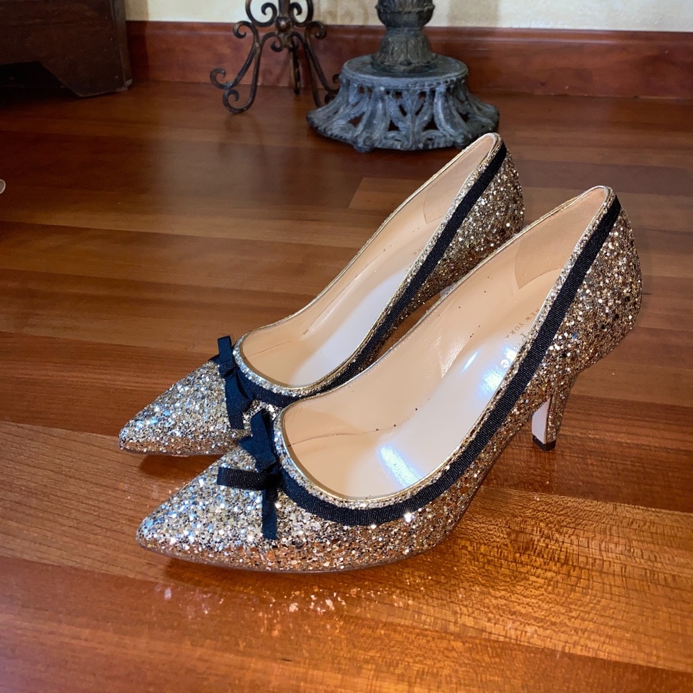 Kate Spade Glitter Heel